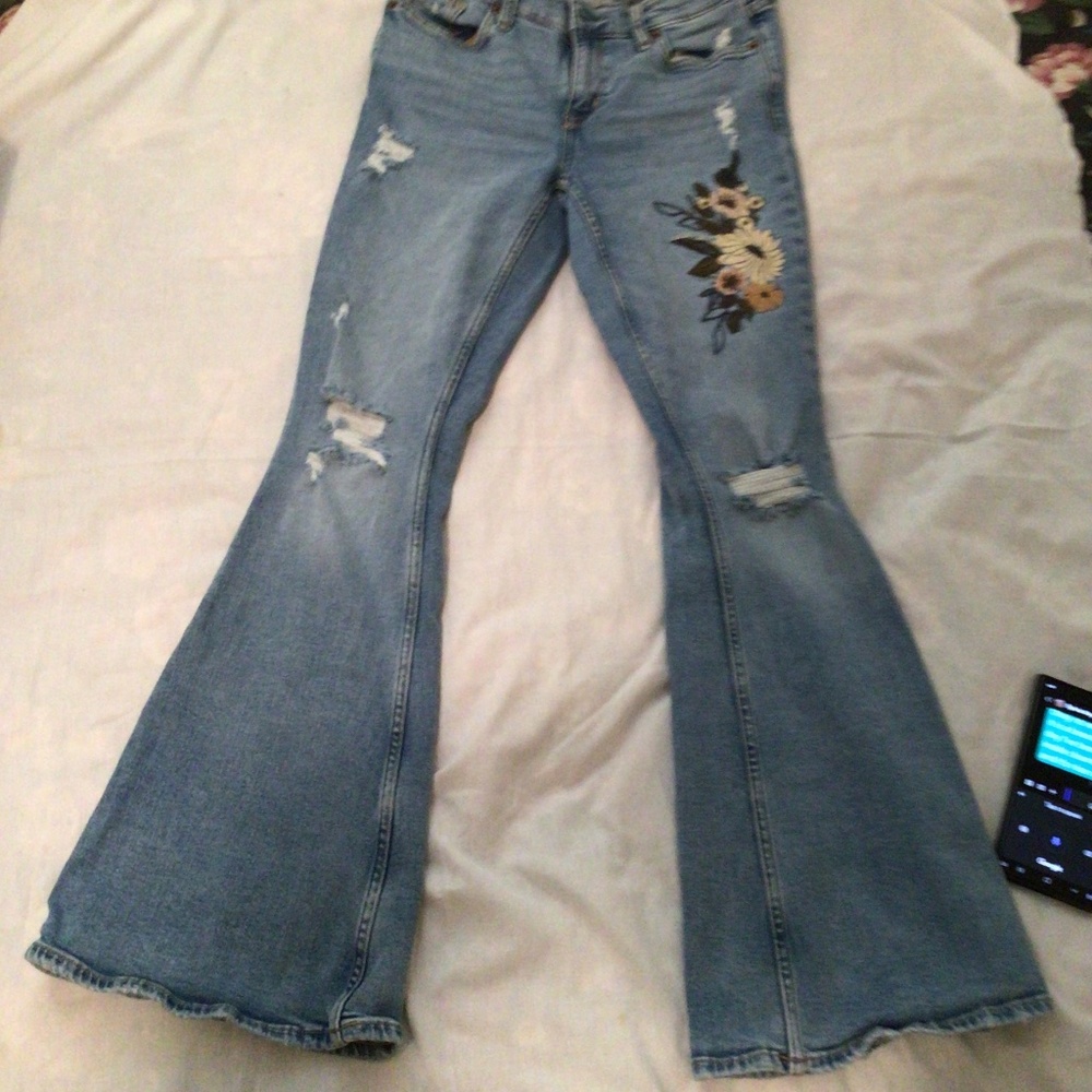 Preowned Arizona Low Rise Jeans S4 Flare - Picture 4 of 7